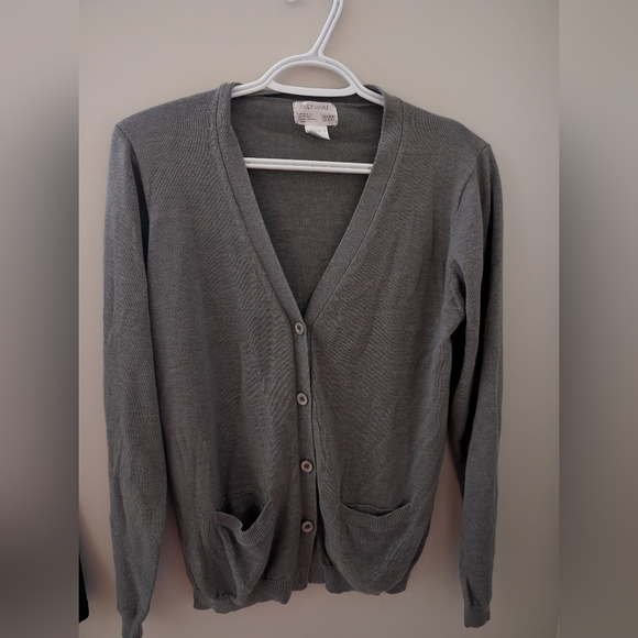 Raphael Sweaters - 2/22$ Women's Charcoal Cardigan Sweater